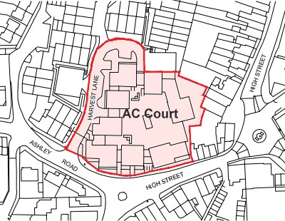 AC Court location map