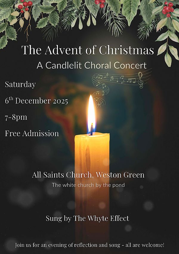 All Saints Choral Concert poster