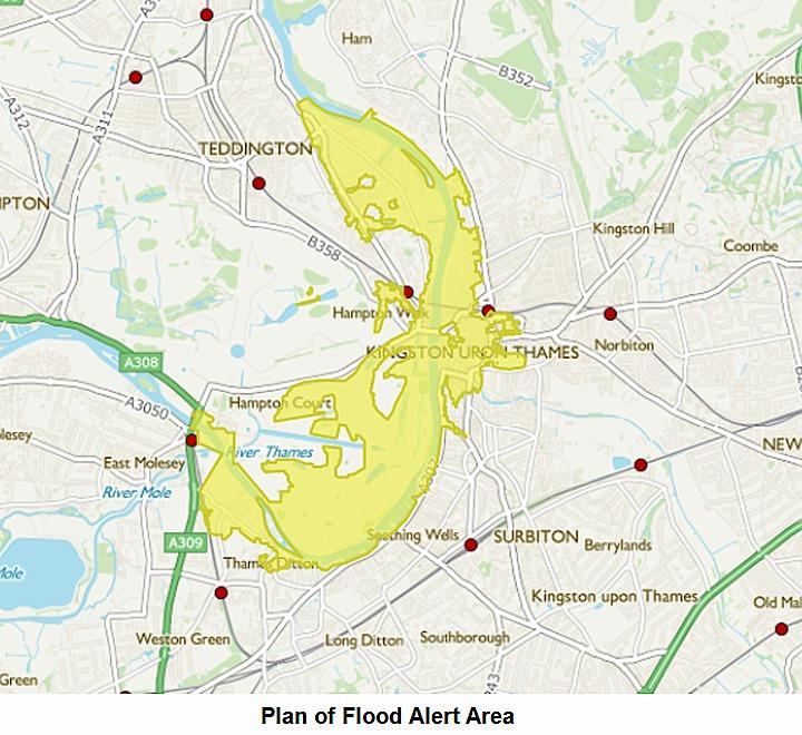 Fig 4 Plan of flood alert area