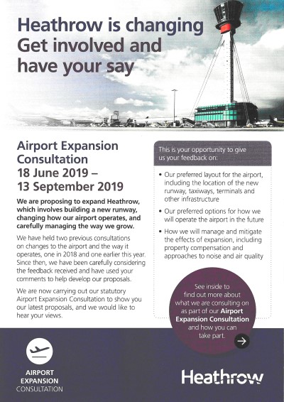 Heathrow expansion leaflet LR