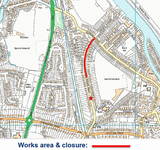 Speer Rd roadworks