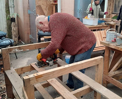 TD Men in Sheds setting up a new base