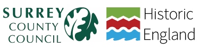 Surrey CC Historic England logos