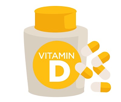 Vitamin D bottle