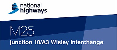 M25-A3 Wisley Interchange upgrade